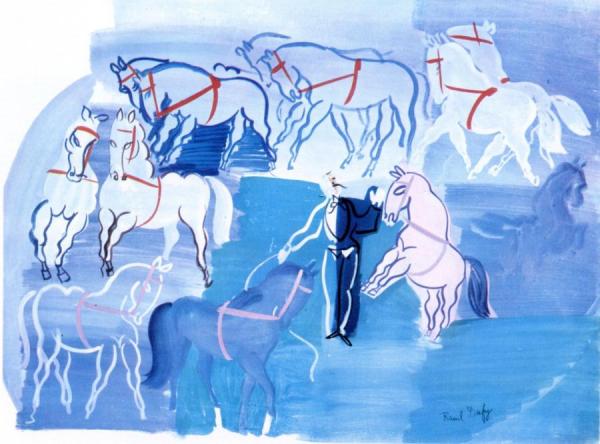 Circus Horses by Raoul Dufy