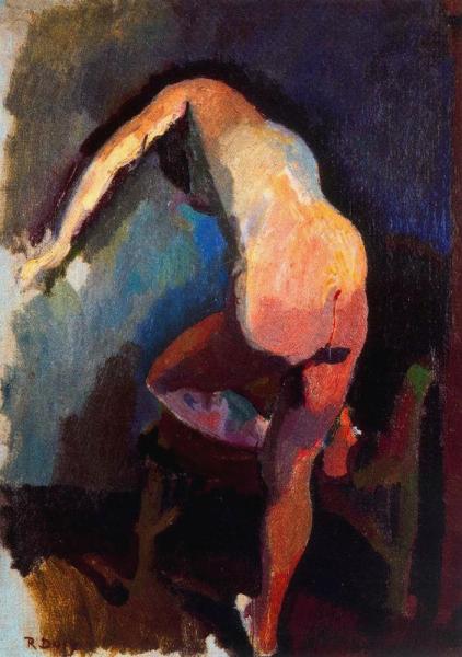 Claudine From Behind by Raoul Dufy