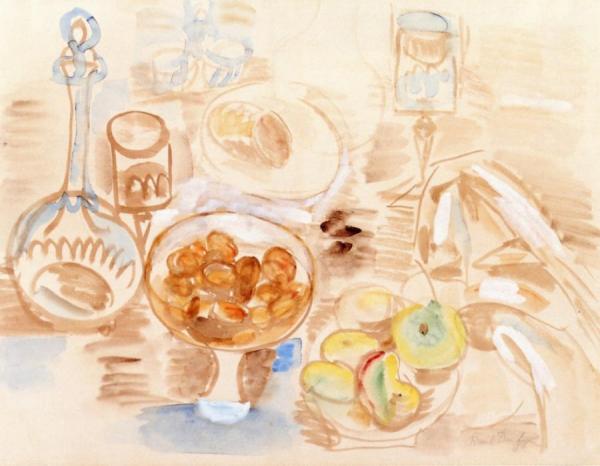 Desserts On The Table by Raoul Dufy