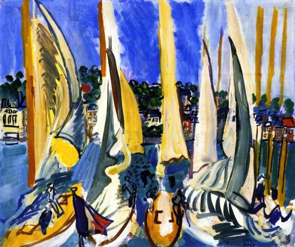 Drying Sails by Raoul Dufy
