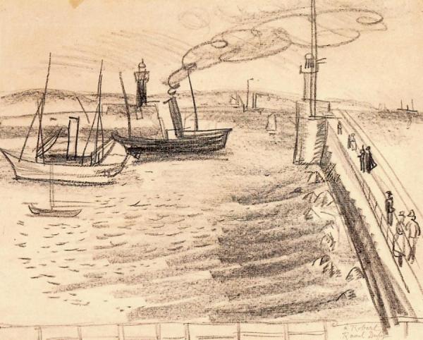 Entrance To The Port by Raoul Dufy