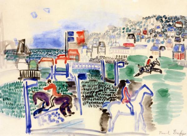Equestrian Competition by Raoul Dufy