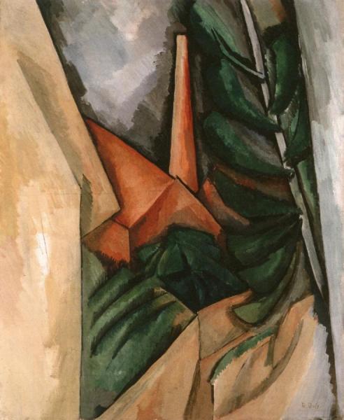 Factory In L'estaque by Raoul Dufy