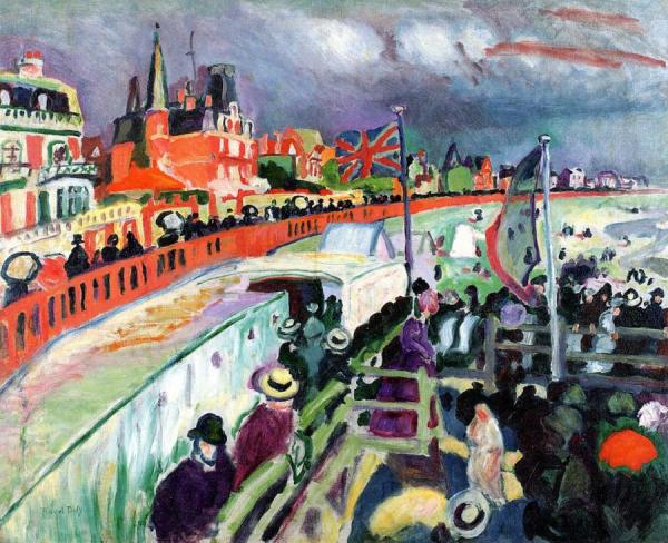 Festival At Sainte-adresse by Raoul Dufy