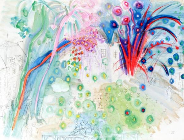 Fireworks by Raoul Dufy