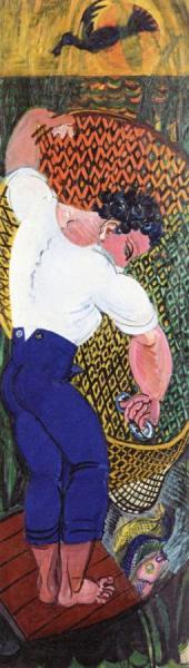 Fisherman With Net by Raoul Dufy
