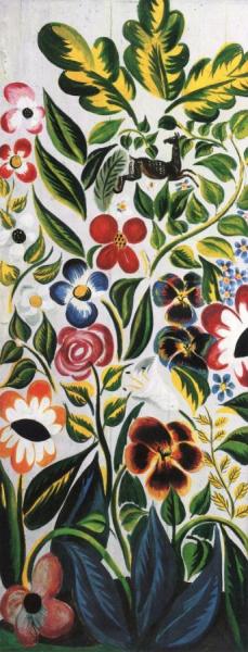 Floral Decoration For A Door by Raoul Dufy