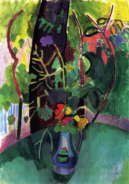 Flowers In A Vase by Raoul Dufy
