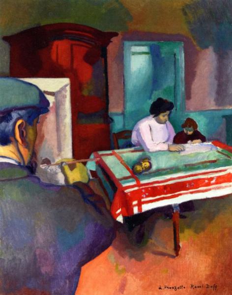 Frozette And Her Father by Raoul Dufy