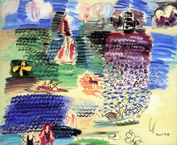 Fun At Sea by Raoul Dufy