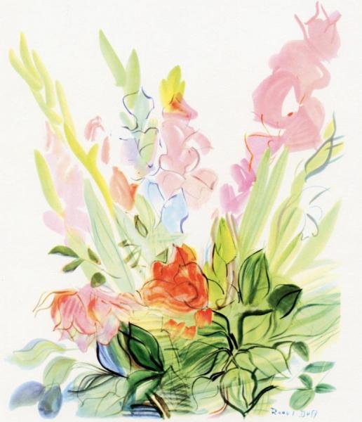Gladioli by Raoul Dufy
