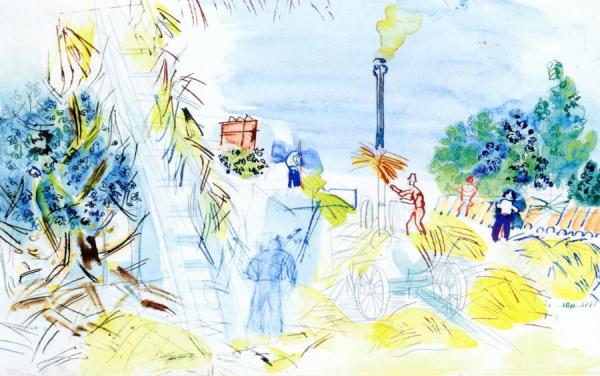 Harvest by Raoul Dufy