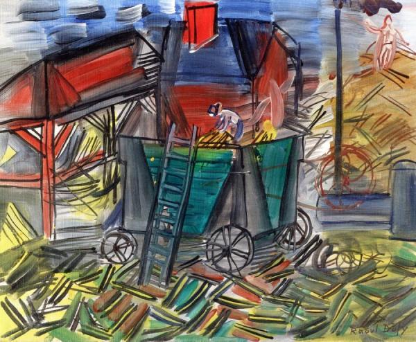 Harvest Scene by Raoul Dufy