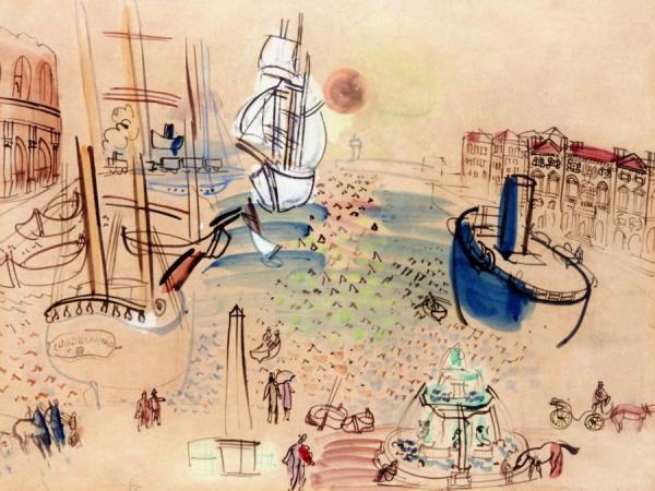 Hommage To Claude Lorrain by Raoul Dufy