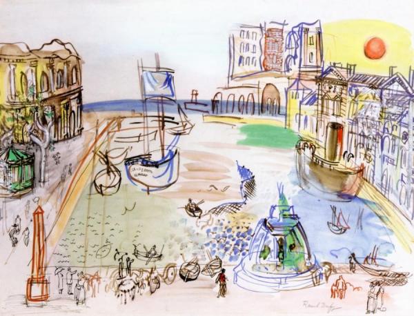 Hommage To Claude Lorraine by Raoul Dufy