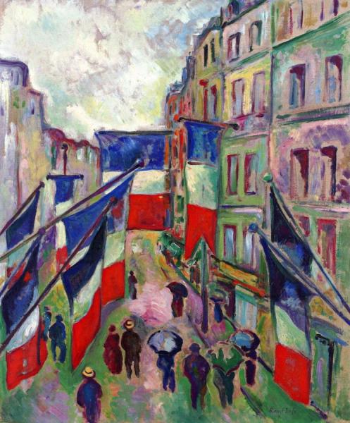 July 14th At Le Havre by Raoul Dufy