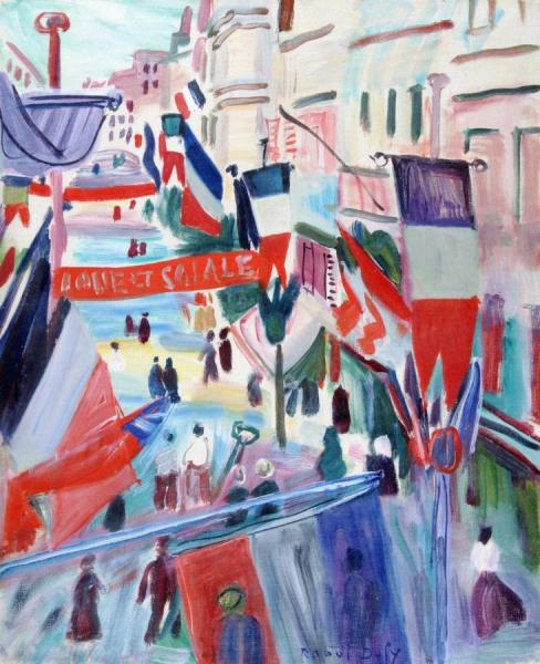 July 14th At Le Havre by Raoul Dufy