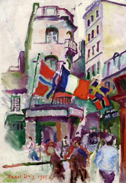 July In Havre by Raoul Dufy