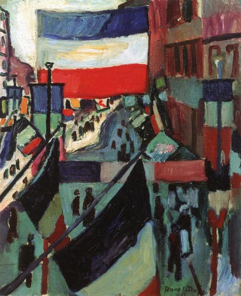 July In Havre by Raoul Dufy
