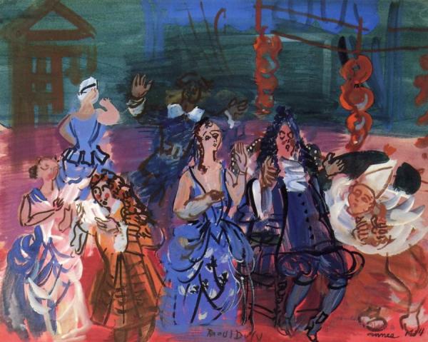 La Comédie Francaise by Raoul Dufy