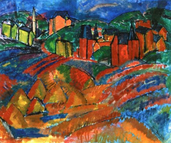 La Plage De Sainte-adresse by Raoul Dufy