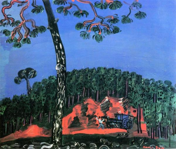 Landscape Of L'esterel by Raoul Dufy