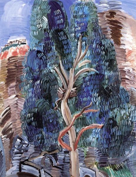Landscape Of The Midi With Eucalyptus by Raoul Dufy