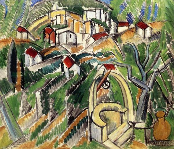 Landscape With Well by Raoul Dufy