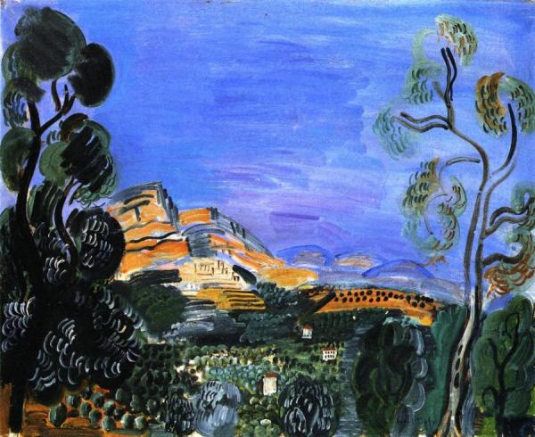 Le Baou De Saint-jeannet by Raoul Dufy