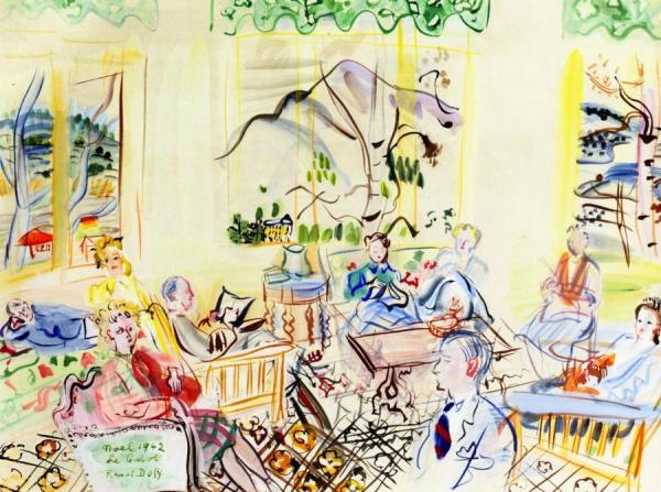 Le Casot At Vernet-les-bains, Christmas by Raoul Dufy Oil Painting Reproductions