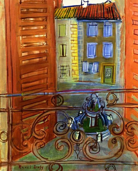 Le Fontaine à Aspet by Raoul Dufy