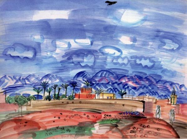 Marrakech, Bab Doukkala by Raoul Dufy