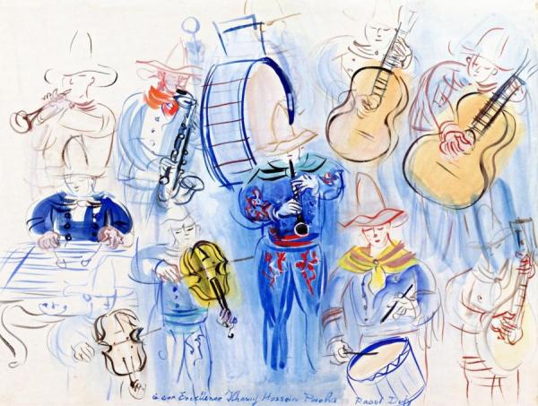 Mexican Concert by Raoul Dufy