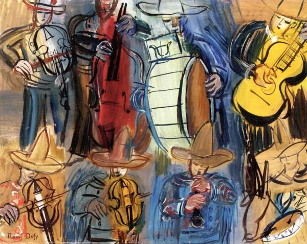 Mexican Orchestra by Raoul Dufy