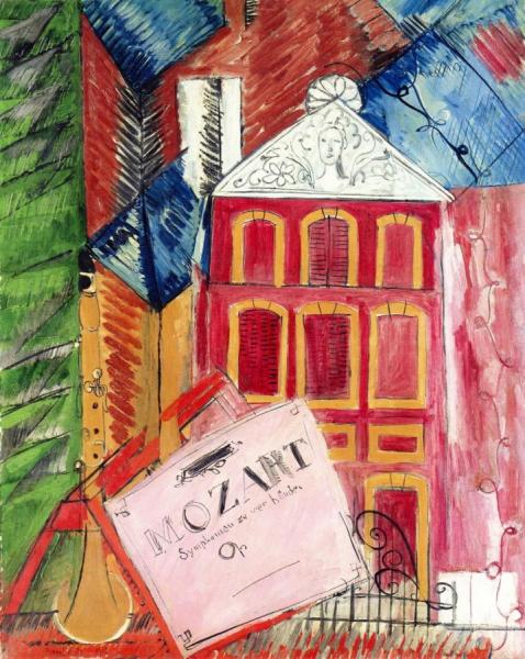 Mozart by Raoul Dufy