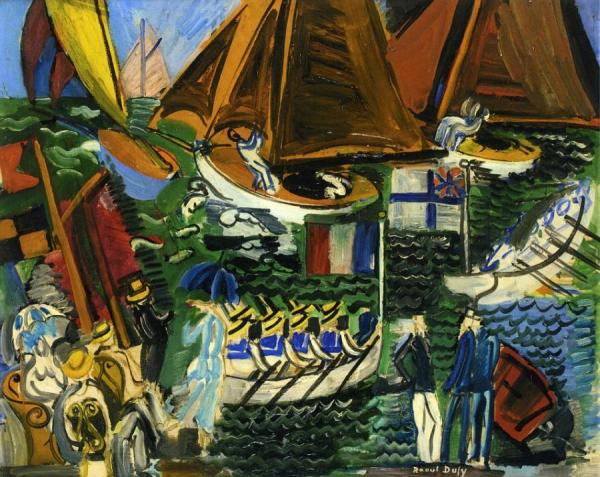 Nautical Festival by Raoul Dufy