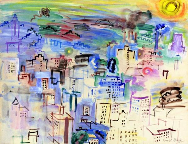 New York by Raoul Dufy Oil Painting Reproductions