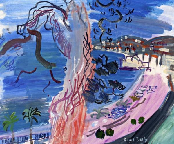 Nice, The Promenade Des Anglais by Raoul Dufy