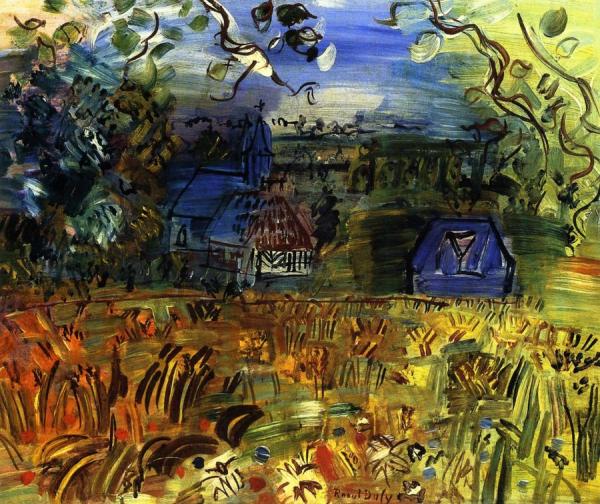 Normandy, The Harvet by Raoul Dufy