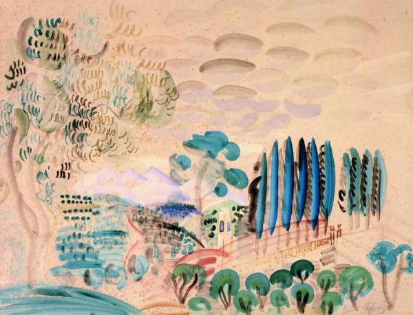 Notre-dame Chapel In Golfe-juan by Raoul Dufy