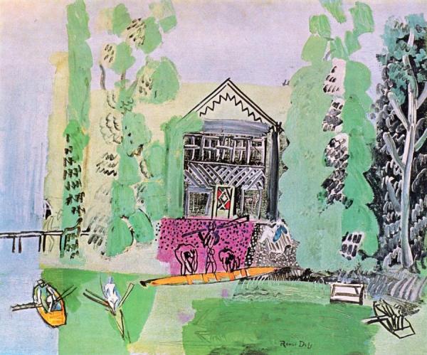 Oarsmen In The Marne by Raoul Dufy