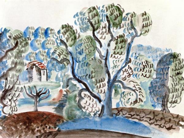 Olive Trees In Provence by Raoul Dufy