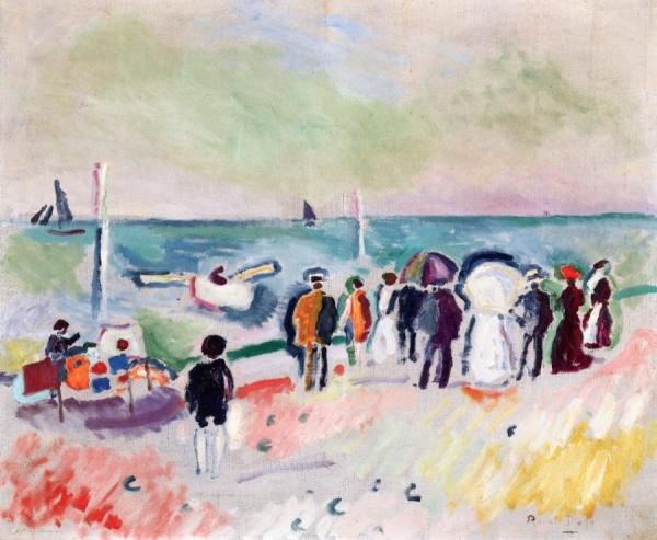 On The Beach by Raoul Dufy