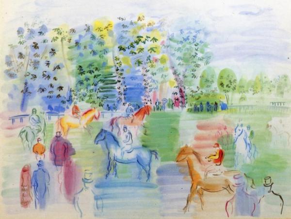 Paddock by Raoul Dufy