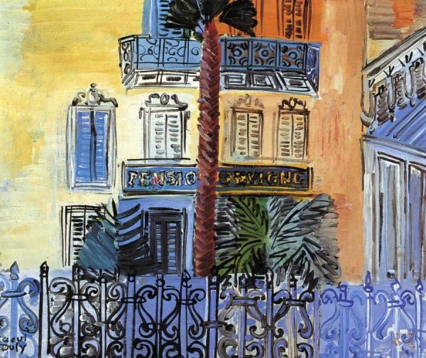 Palm Tree, Pensione Sevigne by Raoul Dufy