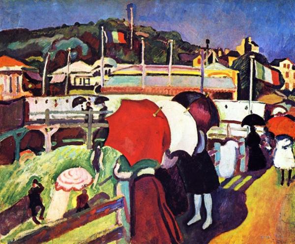 Parasols by Raoul Dufy