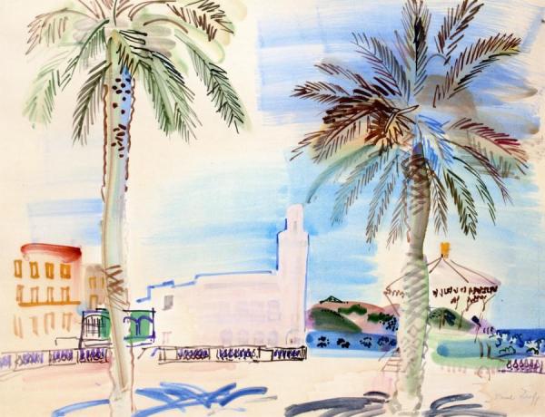 Philippeville In Algeria by Raoul Dufy