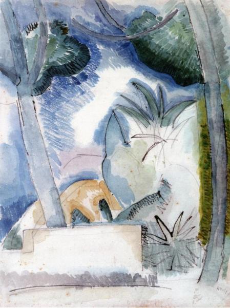 Pines At L'estaque by Raoul Dufy