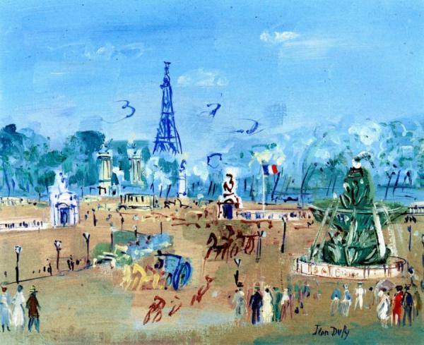 Place De La Concorde by Raoul Dufy