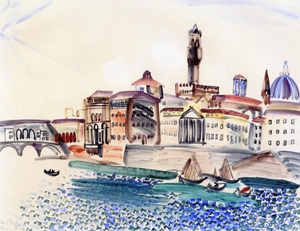 Pont De L'arno by Raoul Dufy
